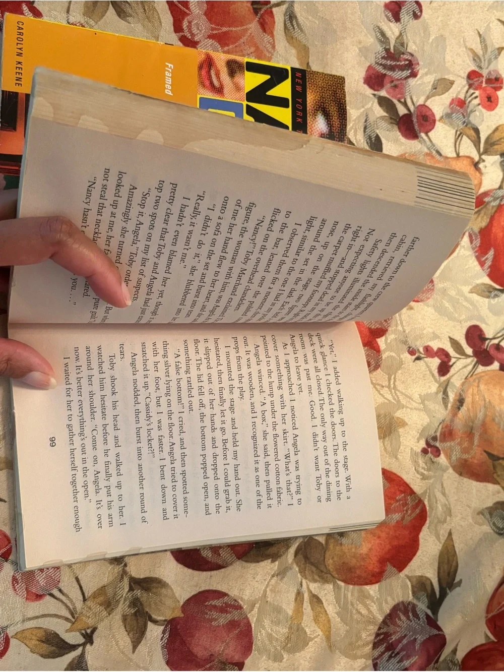 Nancy Drew Paperback Book - Yellow/Orange Cover
